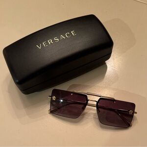 Brownish purple Versace sunglasses